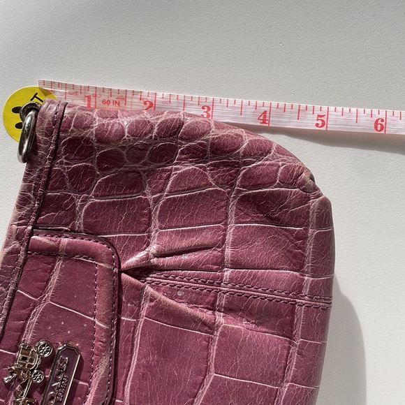 Purple Coach Wristlet/Mini Handbag - Picture 9 of 13